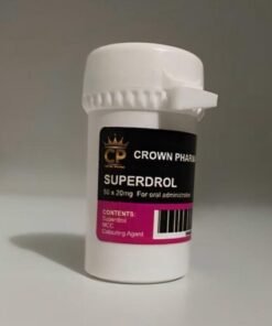 Superdrol 20mg x 50 tablets (Crown Pharma)