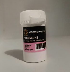 Yohimbine 5mg x 50 tablets (Crown Pharma)