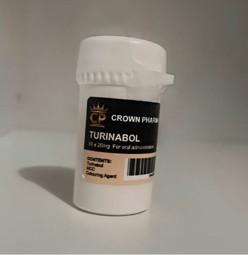 Turinabol 20mg x 50 tablets (Crown Pharma)